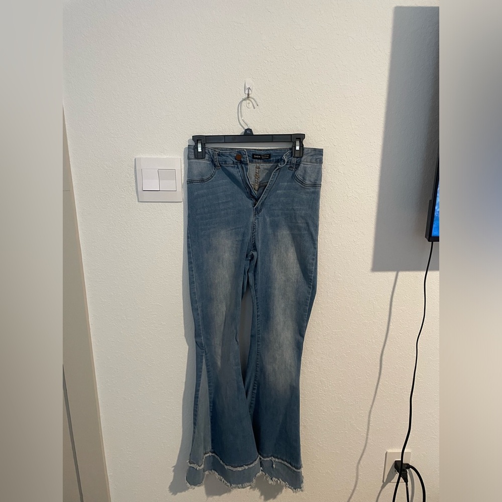 Flare high waisted jeans